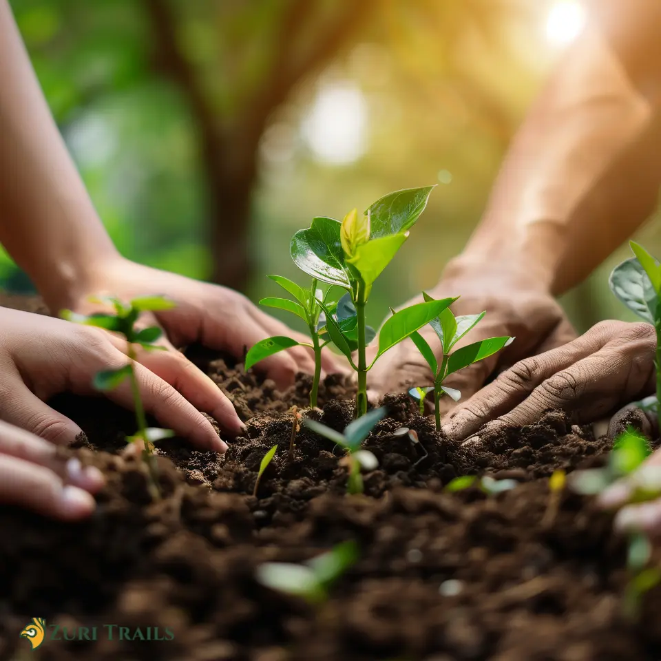 Collaborative tree planting day